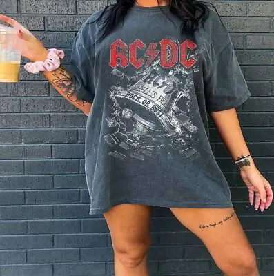 Buy ACDC Band Shirt, ACDC Band 50th Anniversary 1973, Vintage Rockmusic Festival Tee • 21.94£