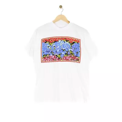 Buy Vintage Chelsea Flower Show T-Shirt Single Stitch Floral Graphics Tee Men Size L • 19.99£
