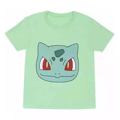 Buy Pokemon Bulbasaur Face Size Kids L T-Shirt • 20.16£