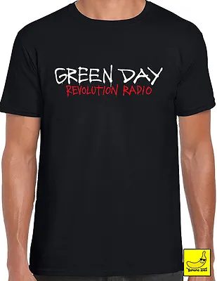 Buy Green Day Revolution Radio T-Shirt Tour Hella Mega Tour Dookie American T-Shirt  • 8.99£