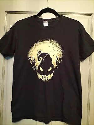 Buy Nightmare Before Christmas Glow In Dark  Black T Shirt Size M • 5£