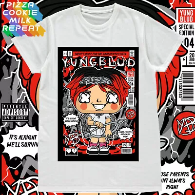 Buy Yungblud Pop Rock Metal Punk Music Band Men's Women's Unisex Adults T-shirt Tee • 11.95£
