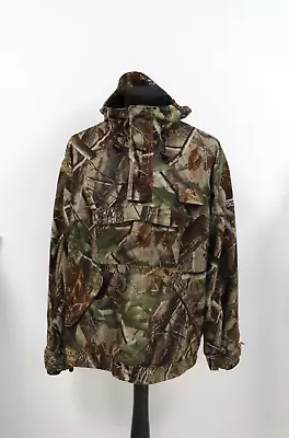 Buy Shimano Tribal Anorak Camouflage Tribal Quarter Zip Army Outdoor Men's UK L VGC • 33.99£