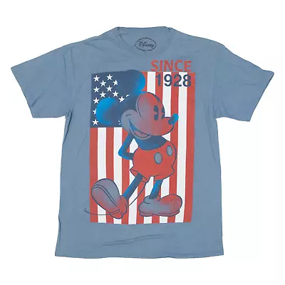 Buy DISNEY Mickey Mouse Mens T-Shirt Blue M • 13.99£
