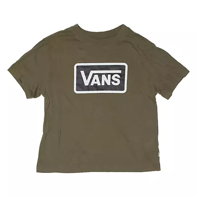 Buy VANS Womens T-Shirt Green L • 8.99£