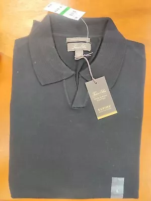 Buy Tasso Elba: Men's T-shirt (L) Full Sleeve Supima Cotton With Tags • 27.99£