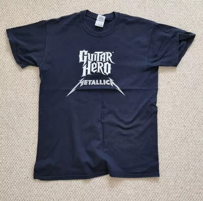 Buy Metallica Guitar Hero Metallica Tour 2009 T-shirt Black T Shirt Size Medium • 16.99£