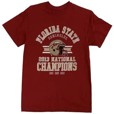 Buy Florida State Seminoles The Victory 2013 BCS National Champs Helmet T-Shirt • 53.56£