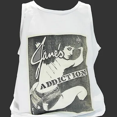 Buy Jane's Addiction Metal Punk Rock T-SHIRT Vest Top Unisex White S-2XL • 13.99£