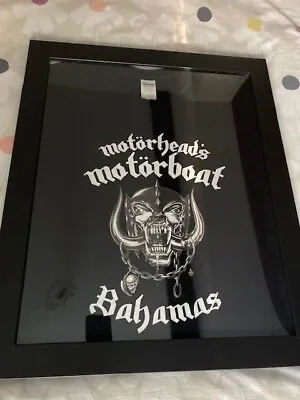 Buy Vintage Motorhead Motorboat Tour Shirt Size L  Framed,  2015  Metal Punk • 150£