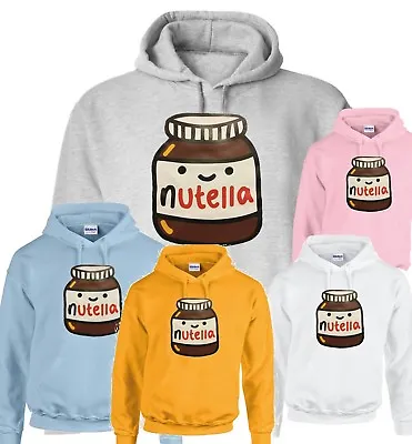 Buy Nutella  Print Trendy Men And Women Fashionable Hoodies 7 Colors 5 Size  • 14.99£