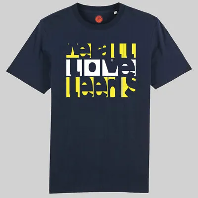Buy We All Love Leeds Navy Organic Cotton T-shirt Gift For Fans Of Leeds United • 22.99£