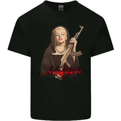 Buy Marilyn Mafioso AK-47 Gangster Mafia Mens Cotton T-Shirt Tee Top • 11.75£