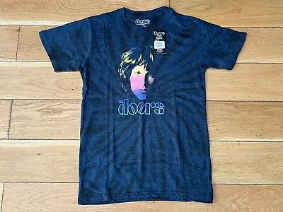Buy NWT The Doors T-shirt Small Unisex Blue Tie-Dye Jim Morrison Rock Festival • 14.99£