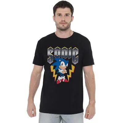 Buy Sonic Mens T-Shirt Sonic Metal Top Tee S-2XL Official • 13.99£