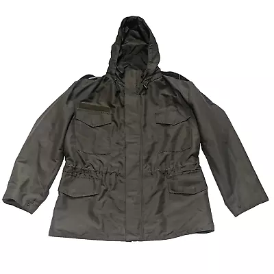 Buy Austrian Army M65 Gore-Tex Sympatex Waterproof Olive Drab Hooded Combat Jacket • 30£