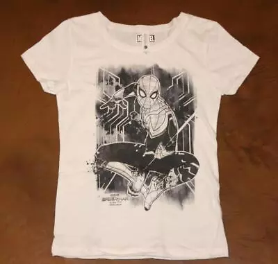 Buy MARVEL Spider-Man No Way Home Medium 7/8 White Girls T-Shirt NEW Short Sleeves • 6.30£
