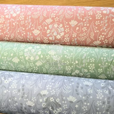 Buy Pixie Floral Printed 100% Cotton Poplin Fabric ~ Crafts, Clothing, Quilting • 7.99£