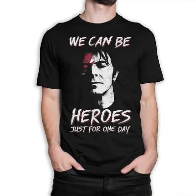 Buy David Bowie We Can Be Heroes T-Shirt,90s David Bowie Merch,Graphic,Handmade • 47.88£