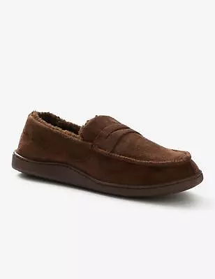 Buy RIVERS - Mens Winter Slippers - Moccasins - Brown Slip On - Casual Footwear • 13.64£