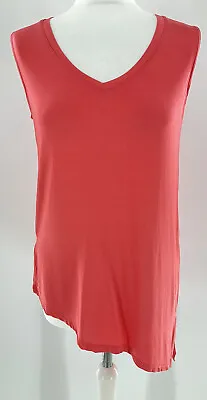 Buy Witchery Asymetrical Hem Coral T Shirt Top Size Xs Approx Uk 10 Vgc #T1 • 10.44£