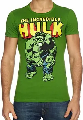 Buy Incredible Hulk T-Shirt Marvel Comics Superhero Green Small Logoshirt • 25£