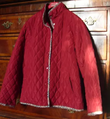 Buy Red Padded Jacket Pure And Natural Smart Tartan Medium • 15£