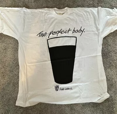 Buy Vintage Guinness T Shirt (The Perfect Body) Packaged, XL - Unworn From Storage • 8.99£