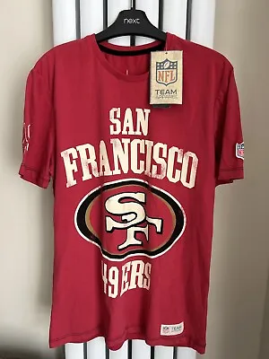Buy NFL Team Apparel - Mens Red San Francisco T-Shirt Top - Size S - NEW • 6.99£