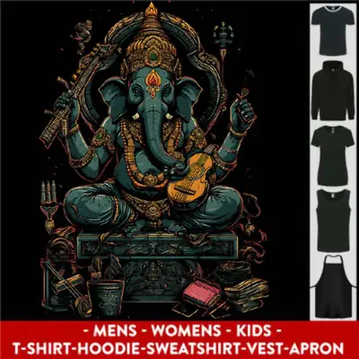 Buy Ganesha Hindu God Ganapati Elephant Mens Womens Kids Unisex • 30.99£