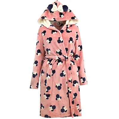 Buy Womens Minnie Mouse Dressing Gown | Ladies Disney Minnie Mouse Bathrobe • 36.99£