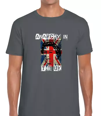 Buy Union Jack Anarchy Mens T Shirt Punk Music Retro Uk Anarchy Northern Soul Top • 7.99£