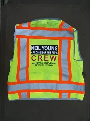 Buy RARE Neil Young Promise Of The Real Tour T-shirt Concert Crew Vest Promo Demo • 113.80£