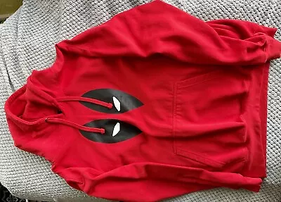 Buy Red Deadpool Hoodie Size 2XL • 2.20£
