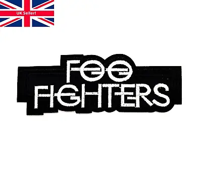 Buy Iron On Patch FOO FIGHTERS Embroidered Music Band Logo Badge Rock Metal Patches • 2.75£