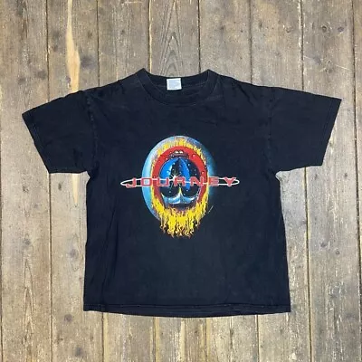 Buy Journey T-Shirt Mens 1999 Tour Music Graphic Short Sleeve Tee, Black, Large • 50£