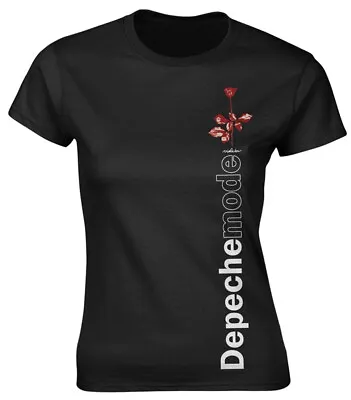 Buy Depeche Mode Violator Side Rose Womens Fitted T-Shirt OFFICIAL • 17.79£