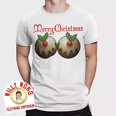 Buy Christmas Puddings T-shirt Merry Classic Tv Movie Retro Vintage Xmas Tee Uk 3 • 6.99£