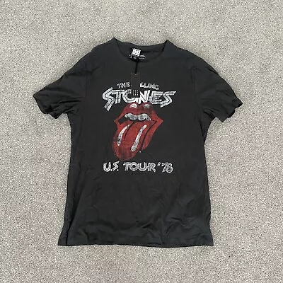 Buy Amplified Womens Grey Rolling Stones Short Sleeve T Shirt Size 2XL Bnwt • 5.99£