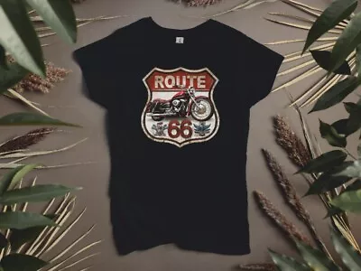 Buy Route 66 Ladies Fitted T Shirt Sizes SMALL-2XL • 12.49£