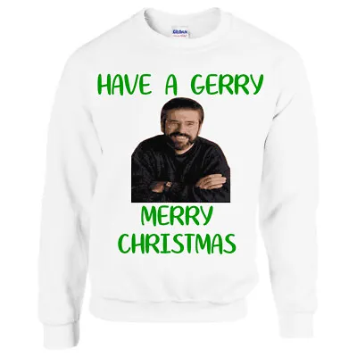 Buy Gerry Adams Merry Christmas Jumper Sweatshirt Funny Xmas Irish Republican SF • 22.99£
