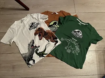 Buy 3 Jurassic World T-shirts Age 4-6 • 4£