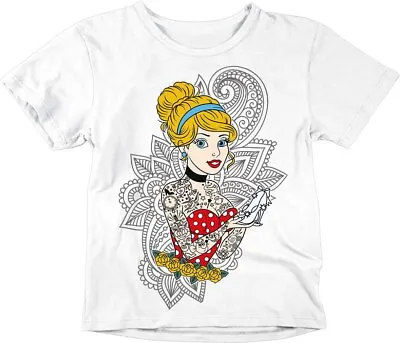 Buy Kids Punk Cinderella T-Shirt Unisex Children's Alternative Rock Princess Shirt • 7.99£