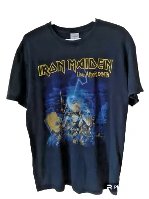 Buy Iron Maiden 'Somewhere Back In Time' World Tour 2008 Australian Show Bought M • 56.20£