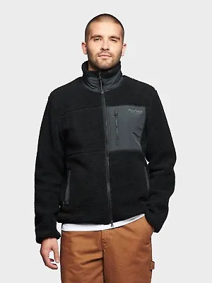 Buy Penfield Hudson Script Borg Fleece Jacket In Black Size M Medium - New With Tags • 75£