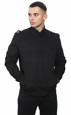 Buy Mens Lightweight Casual Jackets Full Zip Multi Pockets Cotton Coat Size S To 2XL • 11.49£