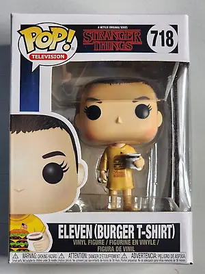 Buy Eleven Burger T-Shirt 718 Stranger Things Funko Pop Vinyl • 10.79£