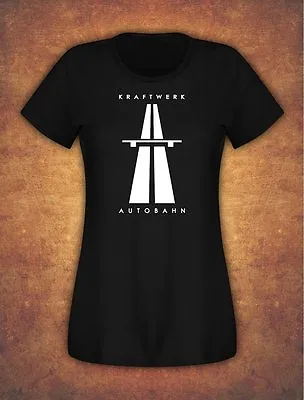 Buy  KRAFTWERK AUTOBAHN RETRO TECHNO  T-shirt Female Black • 11.95£