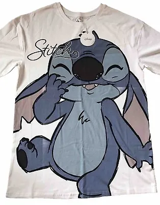 Buy Ladies Disney Lilo & Stitch Sleep T-Shirt - Size 'S' 10-12 - Primark - BNWT • 8.99£