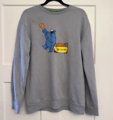 Buy Under Armour Steph Curry Cookies Crew Neck Sweatshirt Grey Size Youth XL • 31.66£